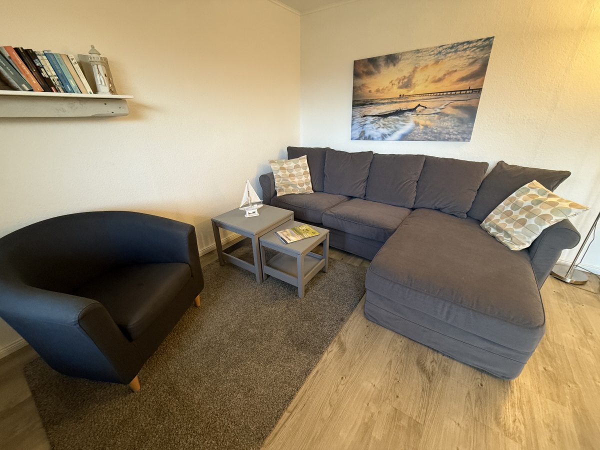 Ferienwohnung Krabbe in Friedrichskoog, Wohnzimmer Ferienwohnung Krabbe in Friedrichskoog, Wohnzimmer